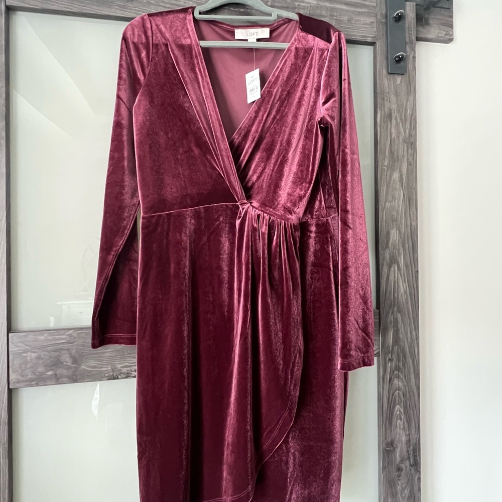 Loft V Neck Dress